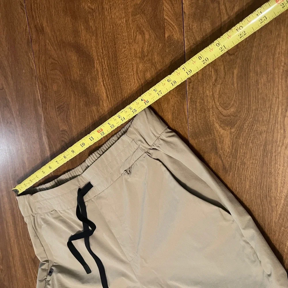 FIGS Mens Technical Scrub Pants Trousers Tan Khaki Large Tall Drawstring